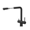 Quadron ELLEN bateria kuchenna trójdrożna pure carbon 3673512BLM
